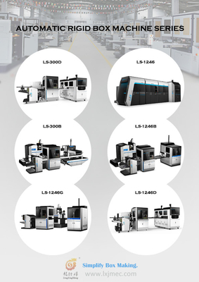 LS-1246G halbautomatische mehrfunktionale steife Kasten-Maschine für die Bucheinband-Herstellung Pappe der gebundenen Ausgabe