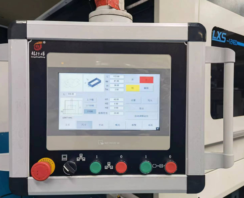 Automatischer intelligenter steifer Kasten, der die Formung der Maschine mit PLC-System für Pappverpackengeschenkbox macht