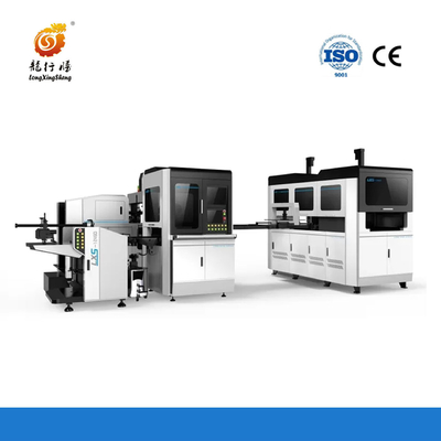 LS-1246D Vollautomatische Hochgeschwindigkeitsdoppelformende Süßigkeiten Computer-Telefon-Rigid Box-Making-Maschine 40 Stück/Min