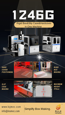 LS-1246G Automatischer Multifunktions-Rigid Box Maker Boxmontage und Klebsystem