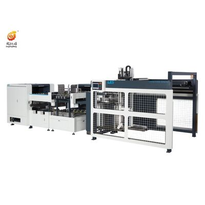 LS-G6 Automatic Setting Grooving and Palletising Machine for Cardboard - 2+2 Slots, Auto Palletizer, 30-80 pcs/min