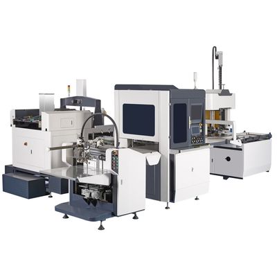 Automatischer Doppelsteifer funktionellkasten, der Maschine mit Kasten- und Fallfunktion herstellt