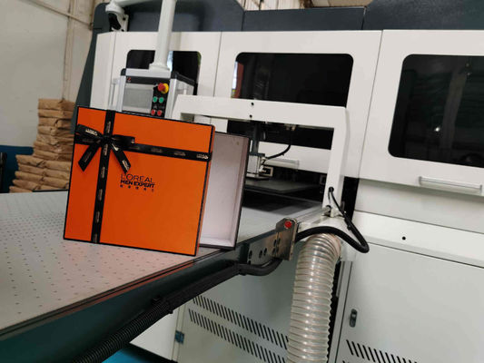 Mobiltelefon-Parfüm-steife Kasten-Produktionsmaschine mit Doppelkasten-Verpackungssystem