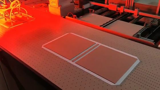 Kasten-fester Einband, der Geschenkbox der Maschine 1500pcs/h kurze Zeit-Anpassung in Position bringt