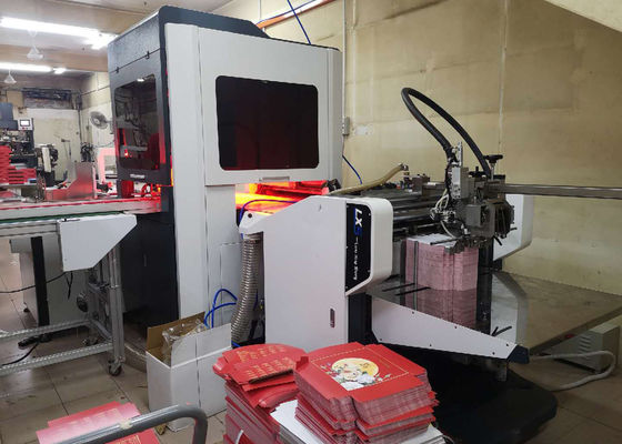 Weihnachtsgeschenkbox, die Maschine L5989XW3182XH2100mm steifen Kasten klebende Papiermaschine herstellt