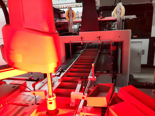 Automatisches Plastikband für die Kasten-Ecke, die Maschine für steifen Kasten und spezielle Form-Kästen klebt
