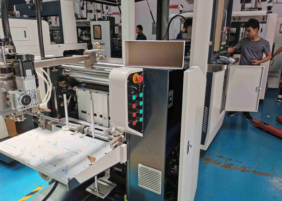 Maschine Max Cardboard L550XW400mm 40pcs/Min Rigid Packaging Box Making